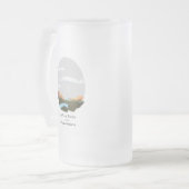 山の方が命だ フロストグラスビールジョッキ (正面左)