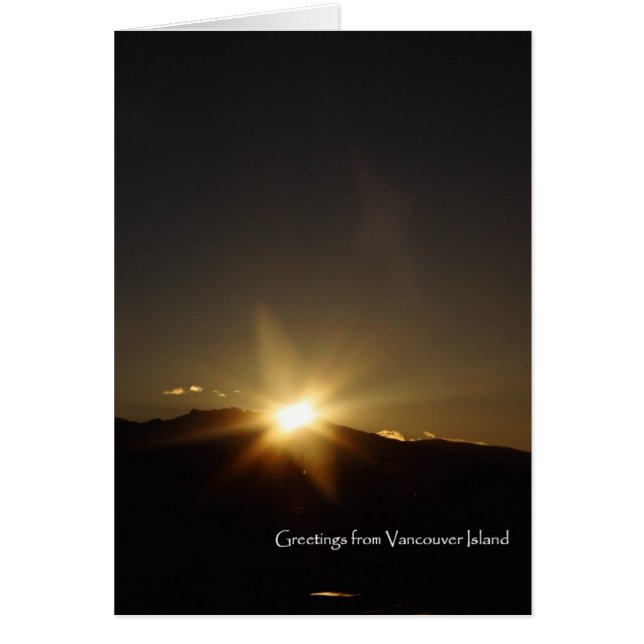 山の日の出 (正面)