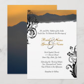 山の日の出 ウェディング ご招待 招待状 (正面/裏面)