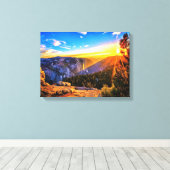 山の日の出 キャンバスプリント (インサイチュ (ウッドフロア))