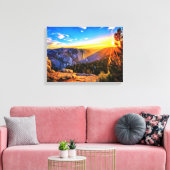 山の日の出 キャンバスプリント (インサイチュ (リビング))