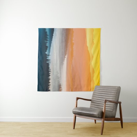 山の日の出：息をのむような風景 タペストリー (インサイチュ(横))