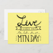 山の日はがき ポストカード (正面/裏面)