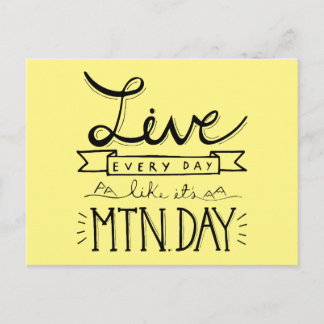 山の日はがき ポストカード