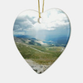 山の日曜日光線 セラミックオーナメント (左)