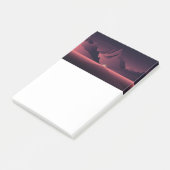 山の日没イラストレーション ポストイット (アングル)