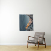 山の日没前の最後の光 タペストリー (インサイチュ)