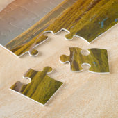 山の日没 ジグソーパズル (側面)