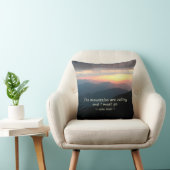 山の日没: Muirのテンプレートを呼ぶMtns クッション (椅子)