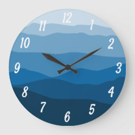 山の時計 ラージ壁時計