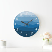 山の時計 ラージ壁時計 (ホーム)
