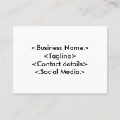 山の景色のレトロの名刺 名刺 (裏面)