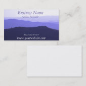 山の景色の名刺 名刺 (正面/裏面)