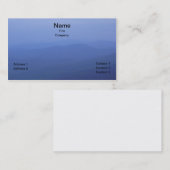 山の景色の名刺 名刺 (正面/裏面)