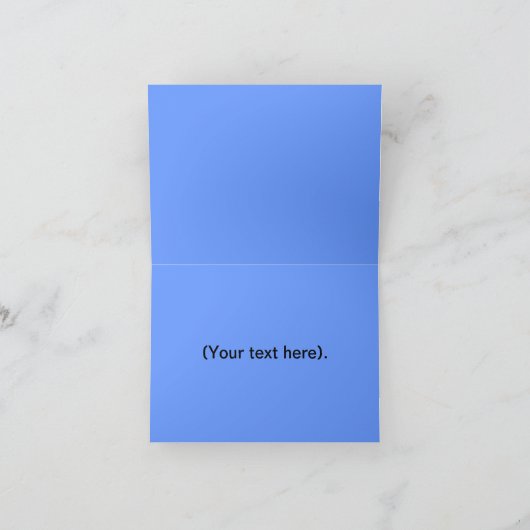 山の景色のnotecard カード (内部)