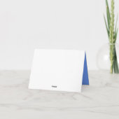 山の景色のnotecard カード (裏面)