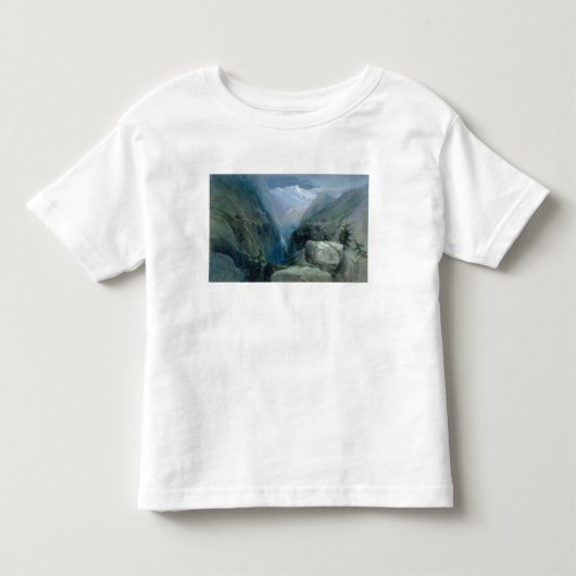 山の景色 トドラーTシャツ (正面)