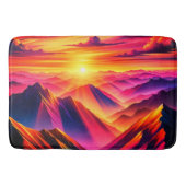 山の景色 バスマット (正面)