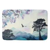 山の景色 バスマット (正面)