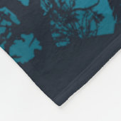 山の景色 フリースブランケット (角)