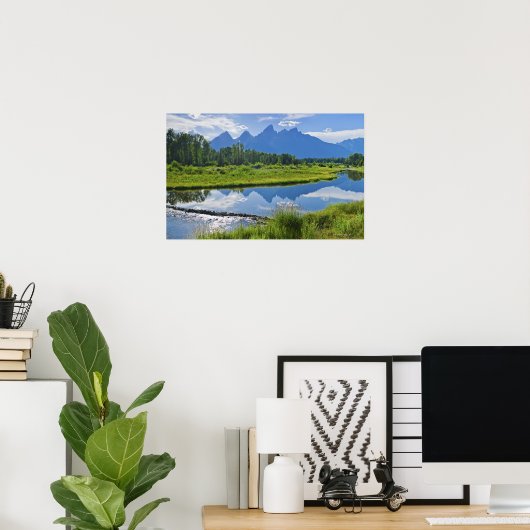 山の景色 ポスター (ホームオフィス)