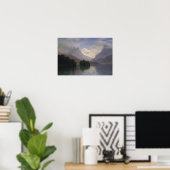 山の景色 ポスター (ホームオフィス)