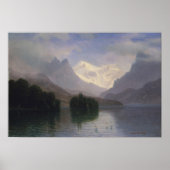 山の景色 ポスター (正面)