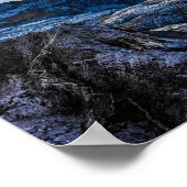 山の景色 ポスター (角)