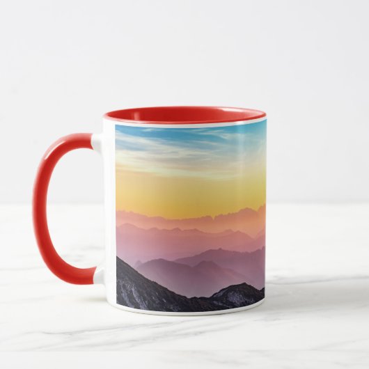 山の景色 マグカップ (左)