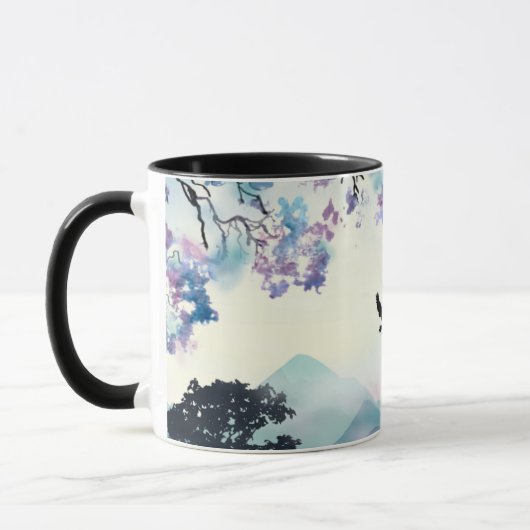 山の景色 マグカップ (左)