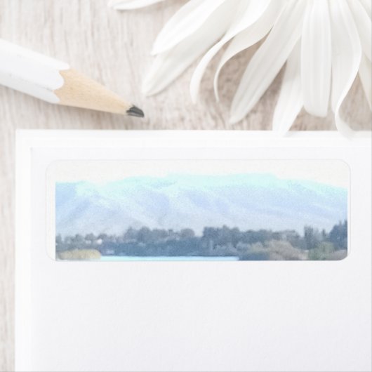 山の景色 ラベル (インサイチュ)