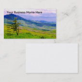 山の景色 名刺 (正面/裏面)