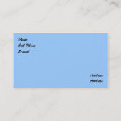 山の景色 名刺 (裏面)