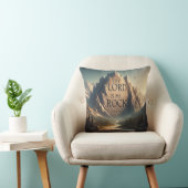 山の景観主は私の岩の詩篇18:2 クッション (椅子)