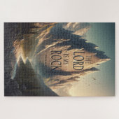 山の景観主は私の岩の詩篇18:2 ジグソーパズル (横)