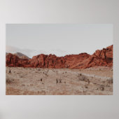 山の景観写真 ポスター (正面)