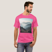 山の景観山のポスター自然壁A Tシャツ (正面フル)