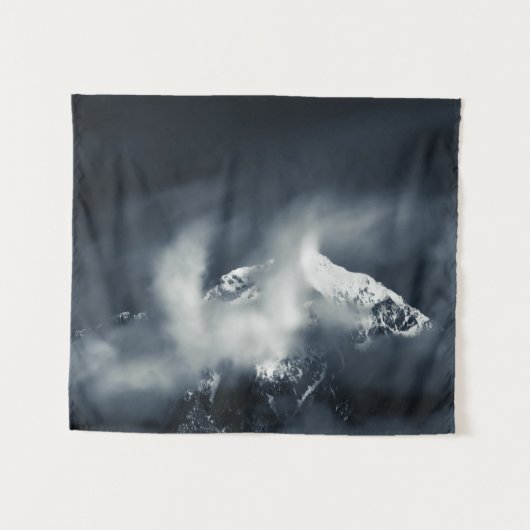 山の暗闇と混沌 タペストリー (正面(横))