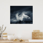 山の暗闇と混沌 ポスター (キッチン)