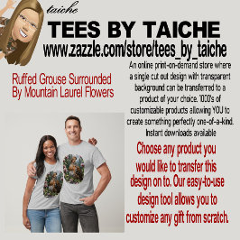 山の月桂樹の花に囲まれたカモメ Tシャツ