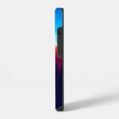 山の望楼の景色のスマホケース - 鮮やかな自然 iPhoneケース (左側面)
