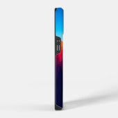 山の望楼の景色のスマホケース - 鮮やかな自然 iPhoneケース (右側面)