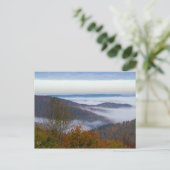 山の朝の霧 ポストカード (スタンド正面)