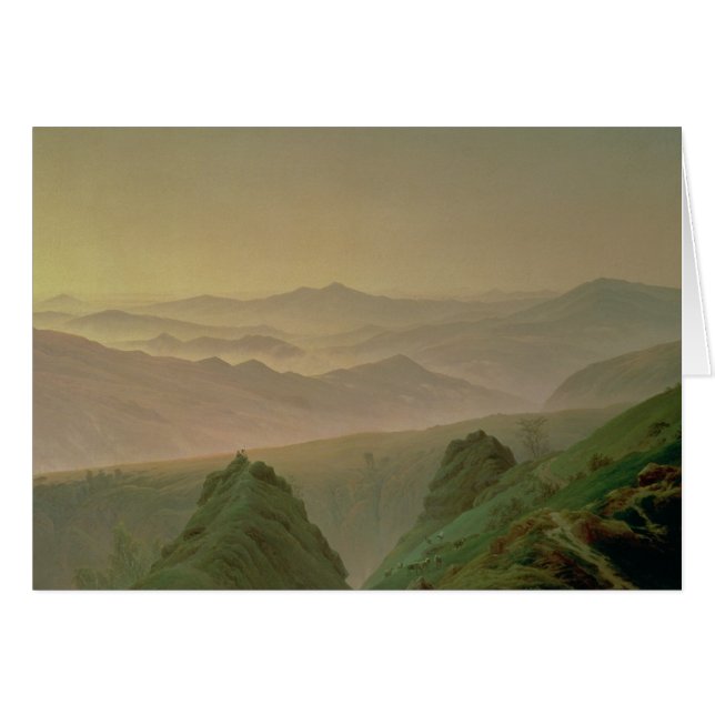 山の朝 (正面横)