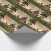 山の木びき台 ラッピングペーパー (角)