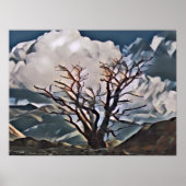 山の木 ポスター (正面)