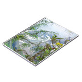 山の木,自然の木,森林の風景 ノートブック (左側)