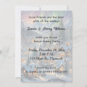 山の村のクリスマス、極光 招待状 (裏面)