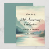 山の柔らかな響き 招待状 (正面/裏面)