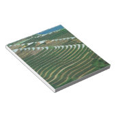 山の棚田の風景， 3 ノートパッド (アングル)